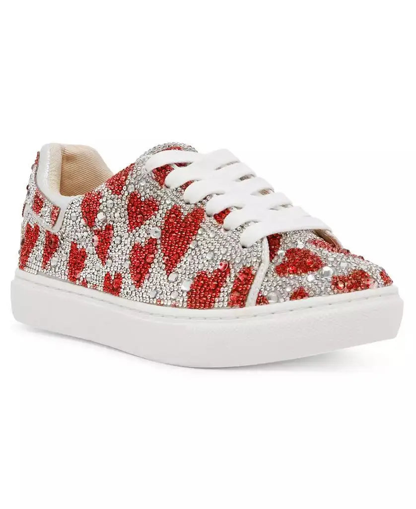 Betsey Johnson | Little and Big Girls Sidny Rhinestone Sneakers
