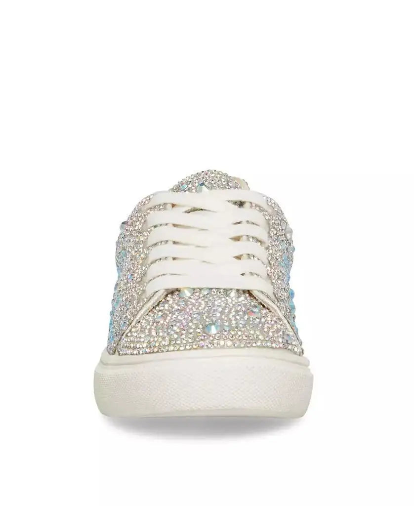 Betsey Johnson | Little and Big Girls Sidny Rhinestone Sneakers