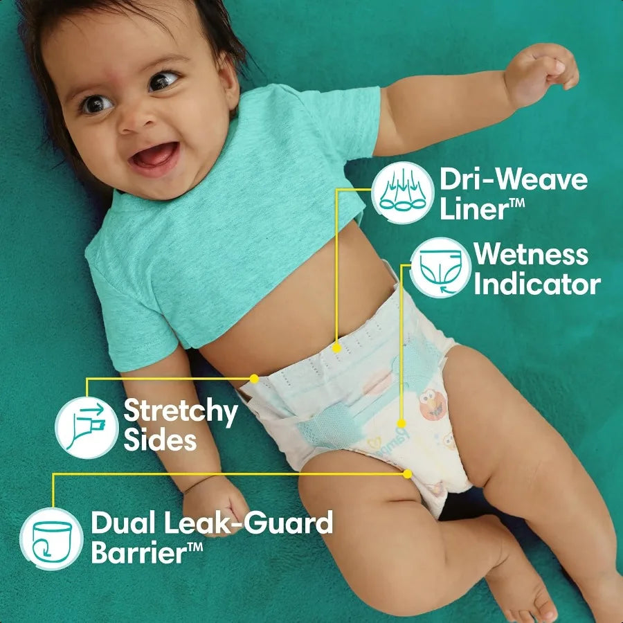 Pampers Diapers Baby Dry Size 1 120 Count Absorbent  Infant Diaper Packaging May Vary