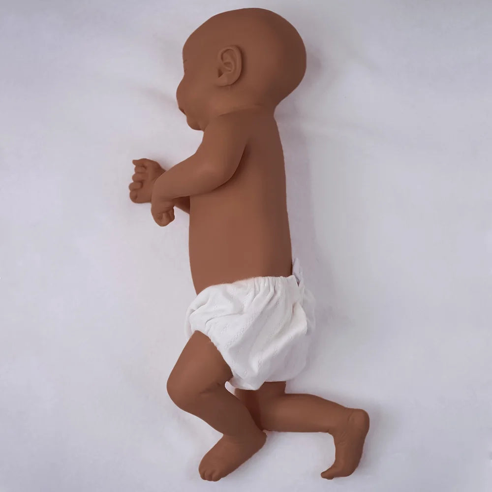 17.72 inch full body soft silicone boy reincarnation doll washable, with realistic baby touch design toy | Gift 🎁| collect
