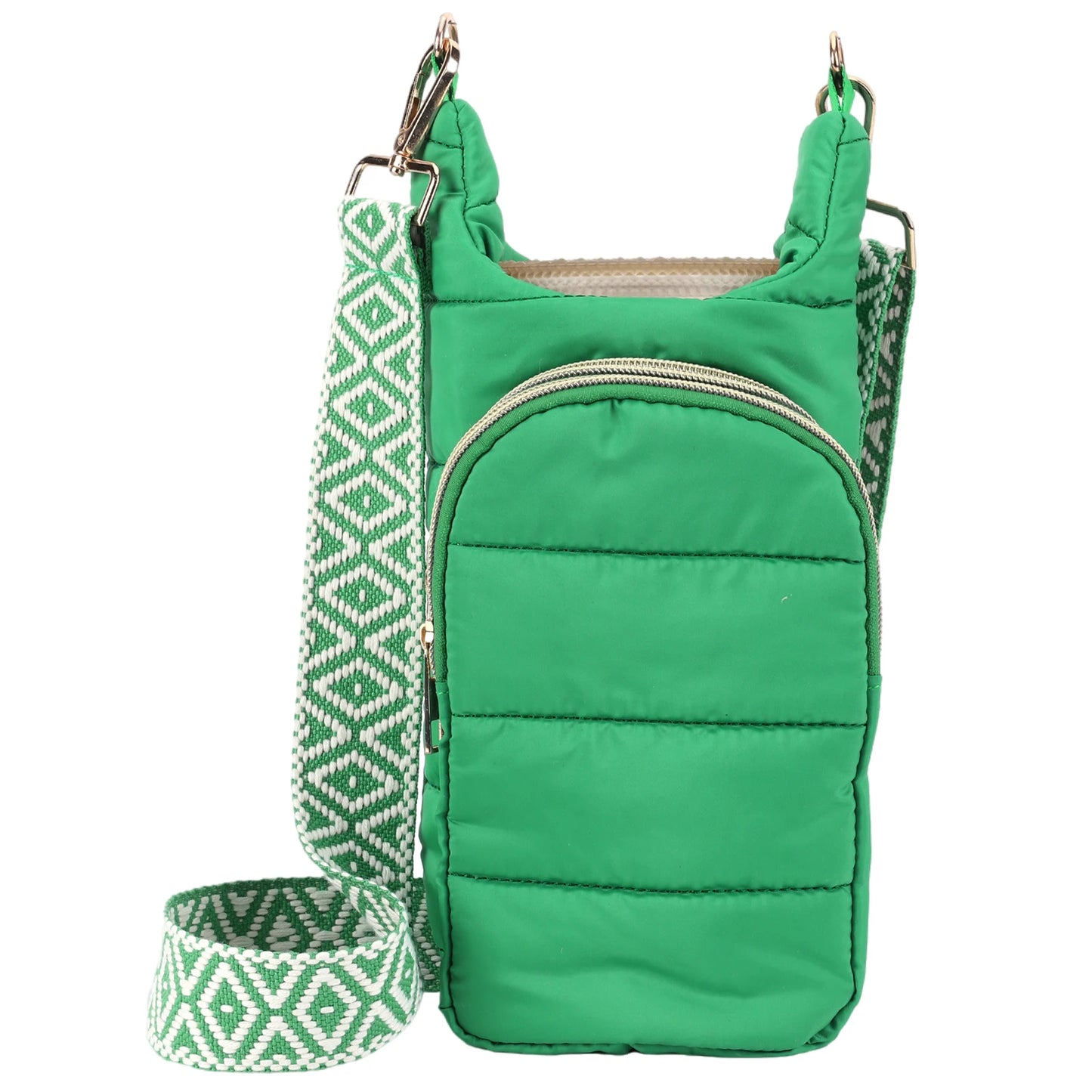 Water Bottle Holder Adjustable Wide Strap Water Bottle Carrier Portable Water Bottle Puffer Tote Soft for Outdoor Travel