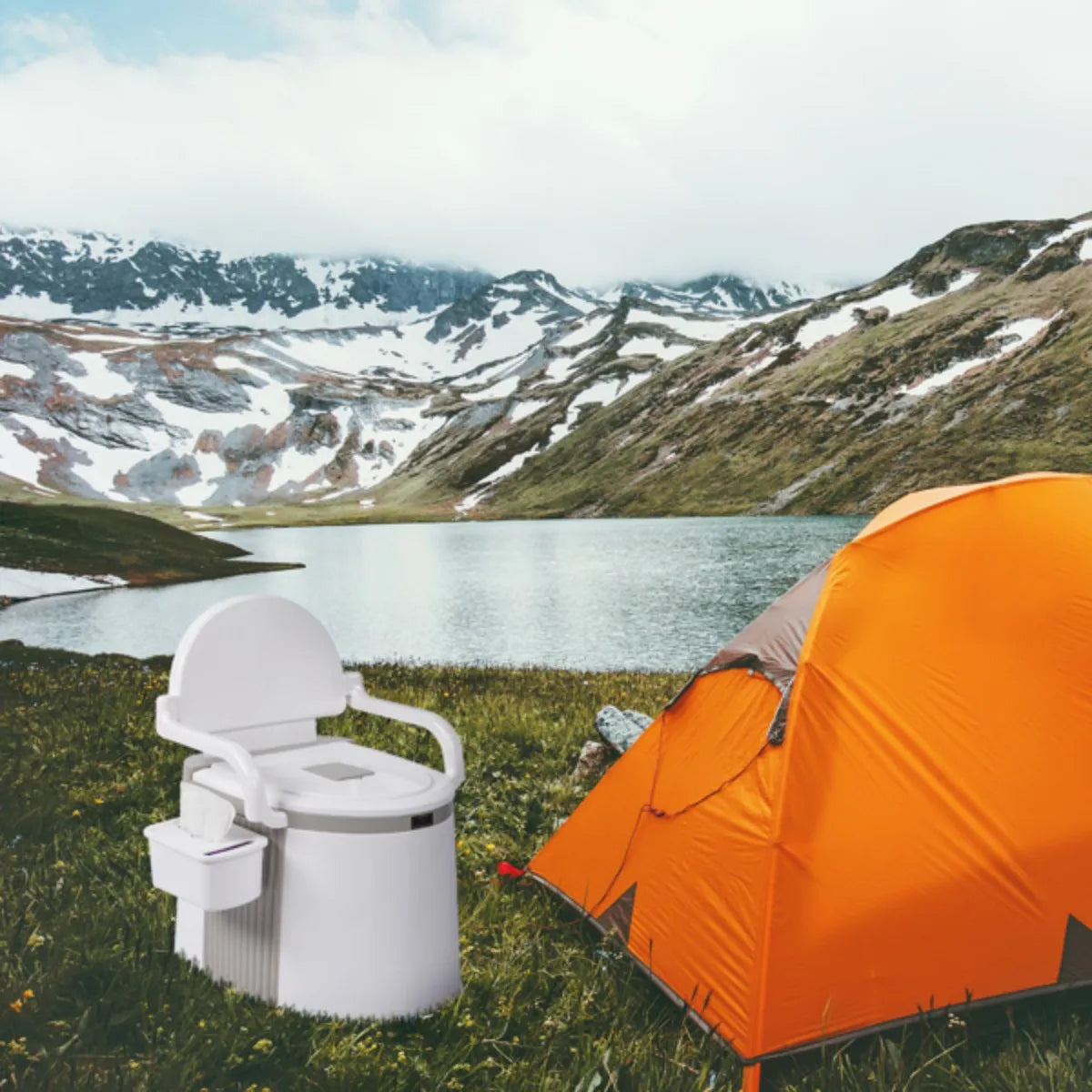 Outdoor Portable Toilet Portable Travel Toilet for Camping  Hiking Toilet Fishing Toilet Elderly Toilet Stool